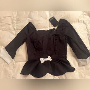 Vintage Style Elegant Crop Top